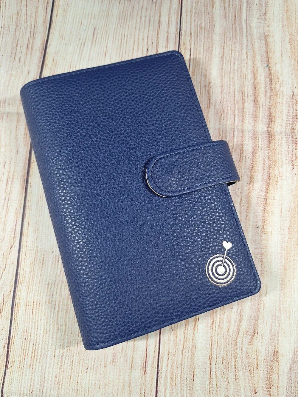 Navy A6 Wallet With Cash Envelopes, Navy Cash Wallet, Navy Binder, Navy Planner